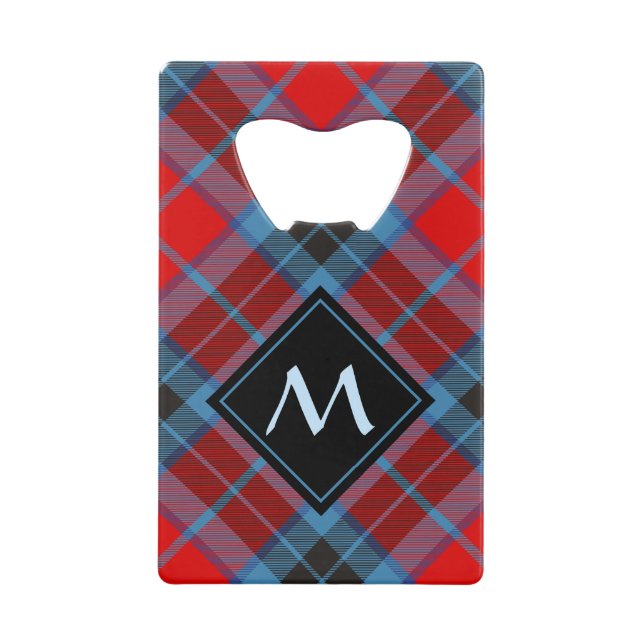 Clan MacTavish Tartan Credit Card Bottle Opener (Front)