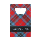Clan MacTavish Tartan Credit Card Bottle Opener (Back)