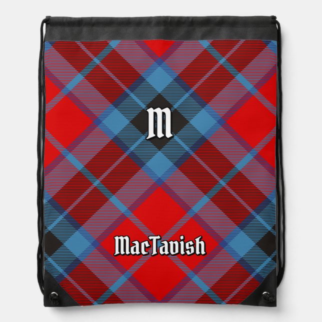 Clan MacTavish Tartan Drawstring Bag (Front)