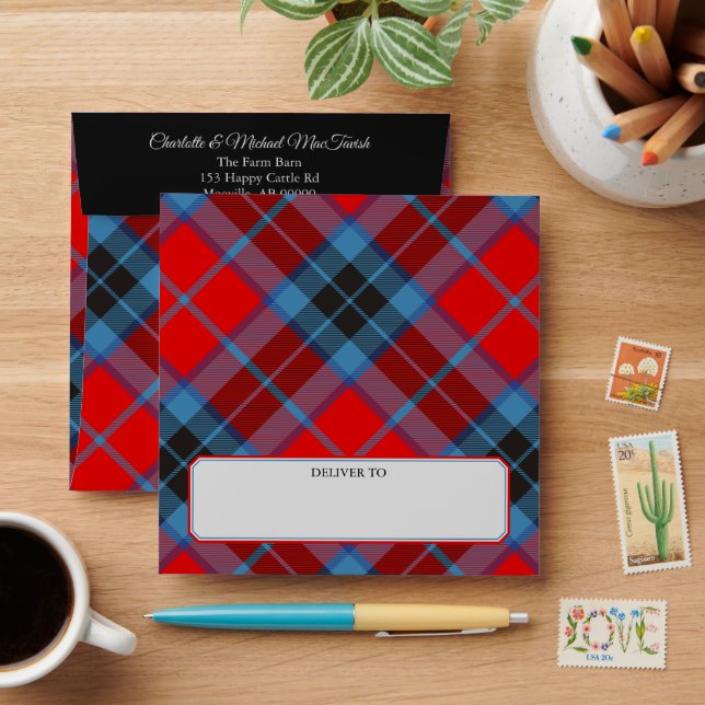 Clan MacTavish Tartan Envelope (Desk)