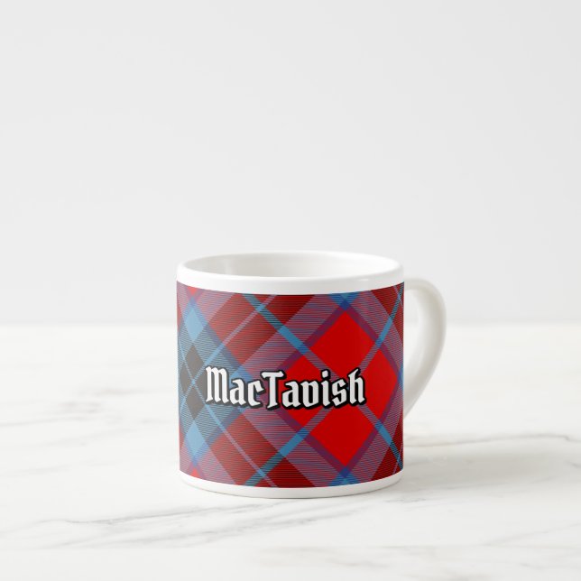 Clan MacTavish Tartan Espresso Cup (Front Right)