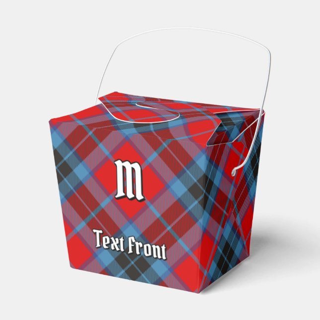 Clan MacTavish Tartan Favor Boxes (Front Side)