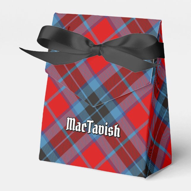 Clan MacTavish Tartan Favor Boxes (Front Side)