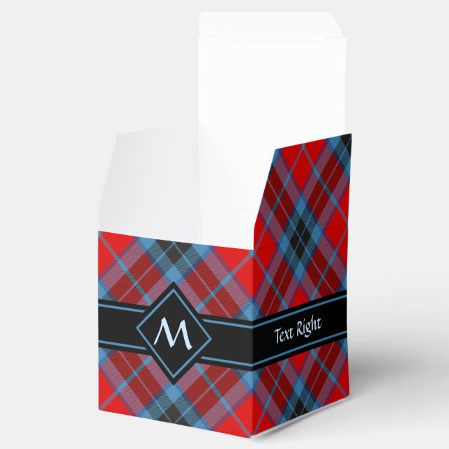Clan MacTavish Tartan Favor Boxes (Opened)