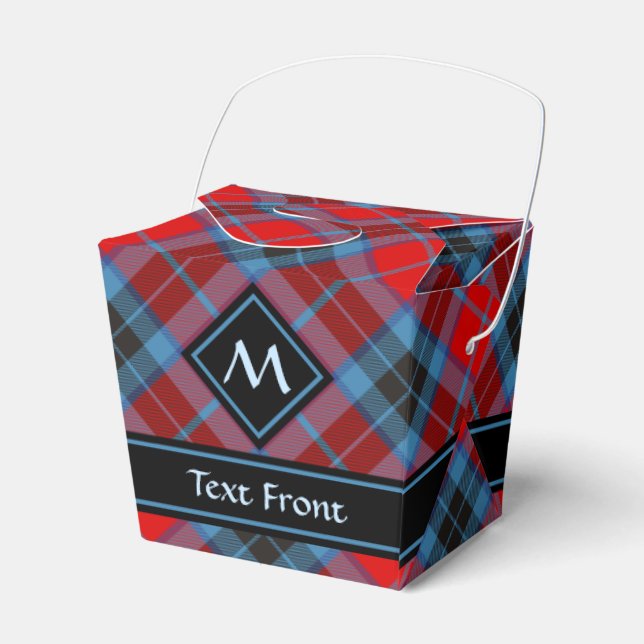Clan MacTavish Tartan Favor Boxes (Front Side)