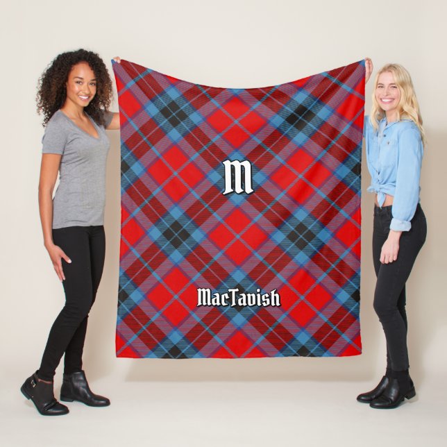 Clan MacTavish Tartan Fleece Blanket (In Situ)