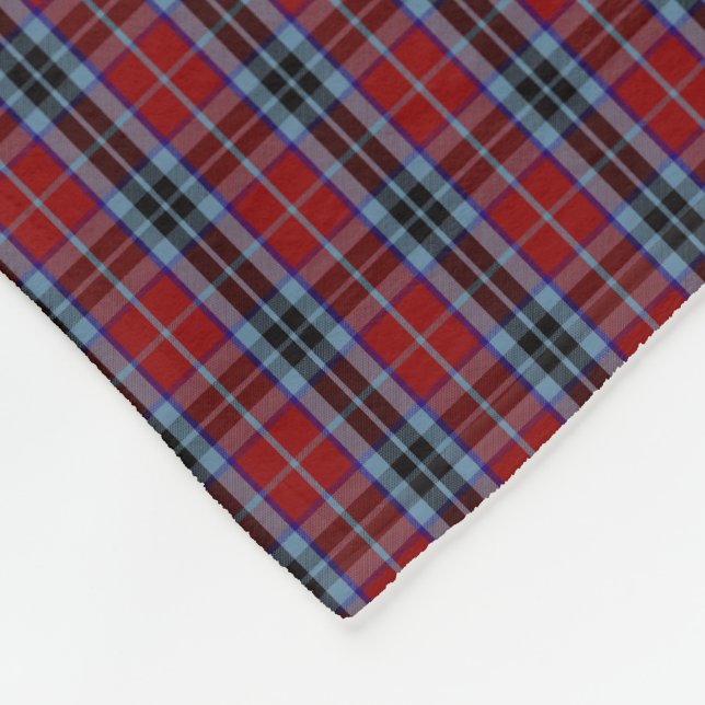 Clan MacTavish Tartan Fleece Blanket (Corner)