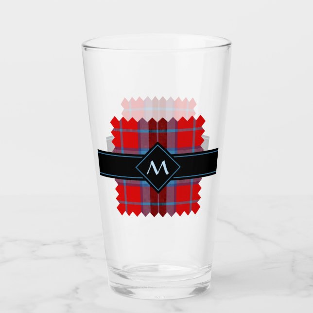 Clan MacTavish Tartan Glass (Front)