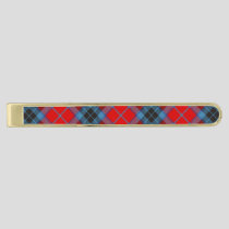 Clan MacTavish Tartan Gold Finish Tie Bar