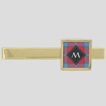 Clan MacTavish Tartan Gold Finish Tie Bar