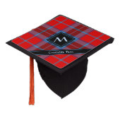 Clan MacTavish Tartan Graduation Cap Topper (Angled)