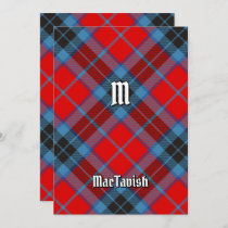 Clan MacTavish Tartan Invitation