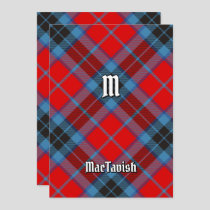 Clan MacTavish Tartan Invitation