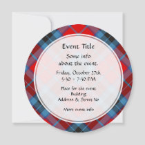 Clan MacTavish Tartan Invitation