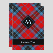 Clan MacTavish Tartan Invitation