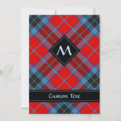 Clan MacTavish Tartan Invitation (Front)