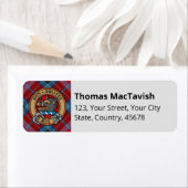 Clan MacTavish Tartan Label (Insitu)
