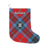 Clan MacTavish Tartan Large Christmas Stocking (Front)