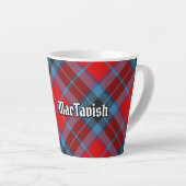 Clan MacTavish Tartan Latte Mug (Right Angle)