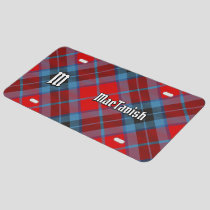 Clan MacTavish Tartan License Plate