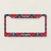Clan MacTavish Tartan License Plate Frame (Front)