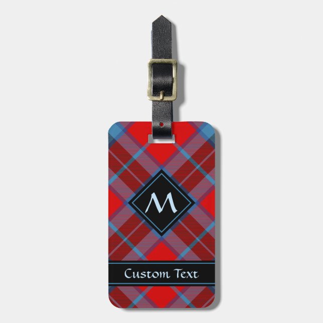 Clan MacTavish Tartan Luggage Tag (Front Vertical)