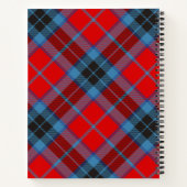 Clan MacTavish Tartan Notebook (Back)