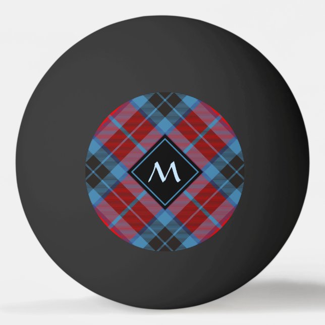 Clan MacTavish Tartan Ping Pong Ball (Front)