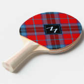 Clan MacTavish Tartan Ping Pong Paddle (Front Angle)