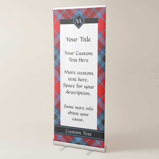 Clan MacTavish Tartan Retractable Banner (3/4)