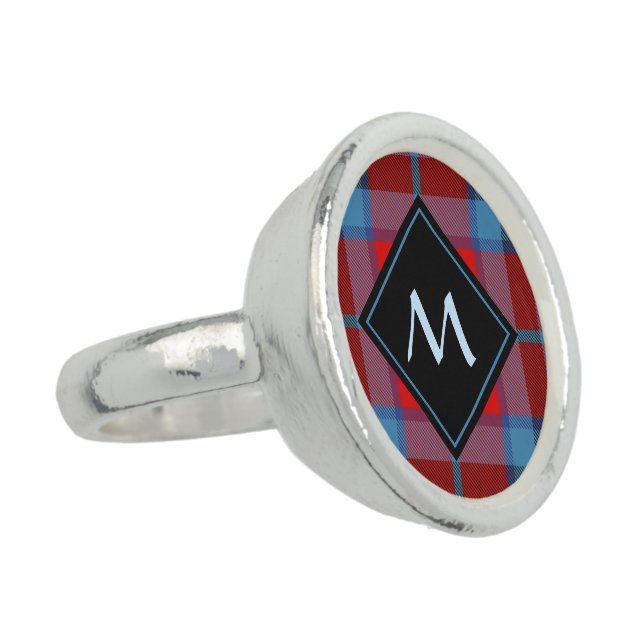 Clan MacTavish Tartan Ring (Side)