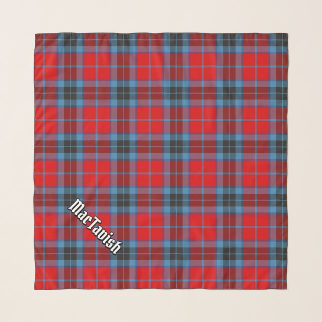 Clan MacTavish Tartan Scarf (Front (Horizontal))