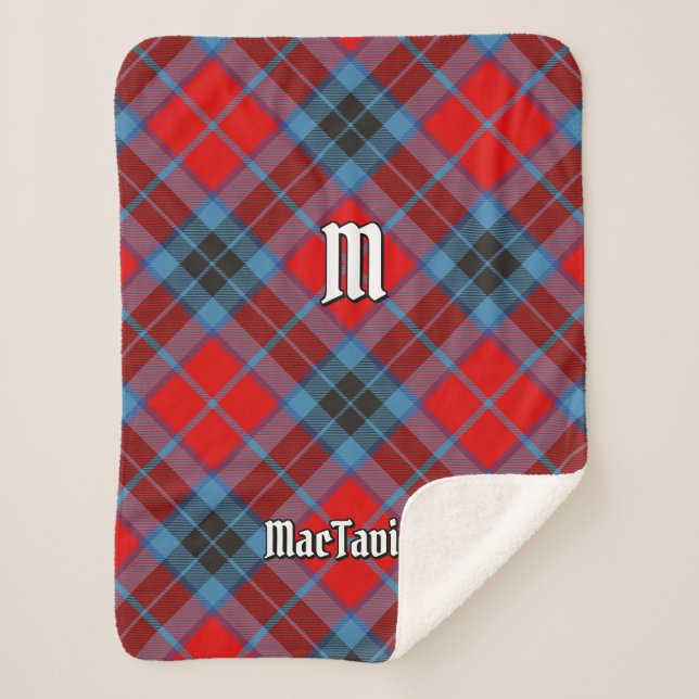 Clan MacTavish Tartan Sherpa Blanket (Front)