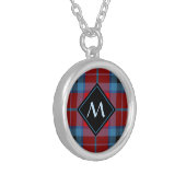 Clan MacTavish Tartan Silver Plated Necklace (Front Left)