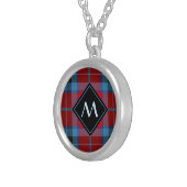 Clan MacTavish Tartan Silver Plated Necklace (Front Right)