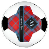 Clan MacTavish Tartan Soccer Ball (Rotated)