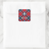 Clan MacTavish Tartan Square Sticker (Bag)