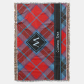 Clan MacTavish Tartan Throw Blanket (Front Vertical)