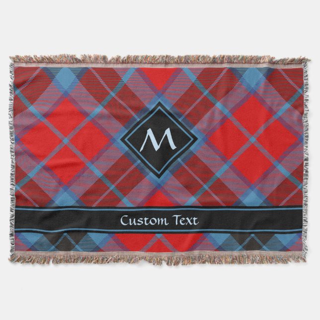 Clan MacTavish Tartan Throw Blanket (Front)