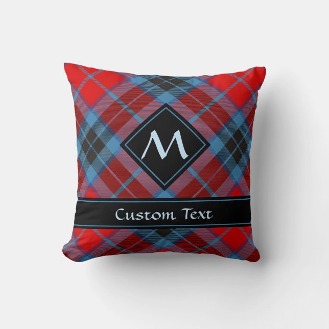 Clan MacTavish Tartan Throw Pillow (Front)