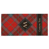 Clan MacTavish Tartan Wood Flash Drive (Back)