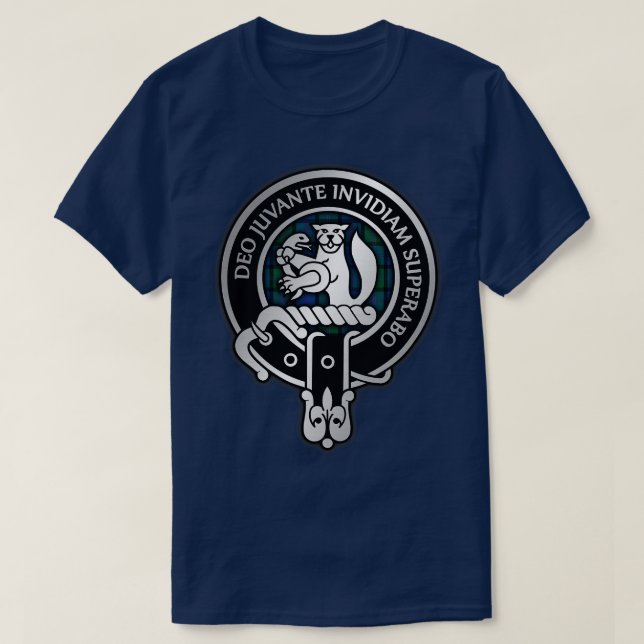 Clan MacThomas Crest Tartan 1 T-Shirt (Design Front)