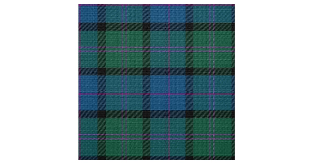 Clan MacThomas Tartan Plaid Fabric Zazzle