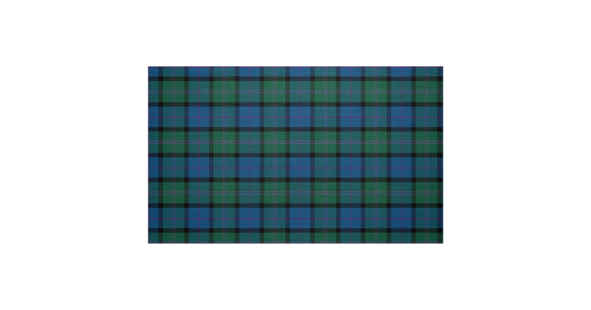 Clan MacThomas Tartan Plaid Fabric Zazzle