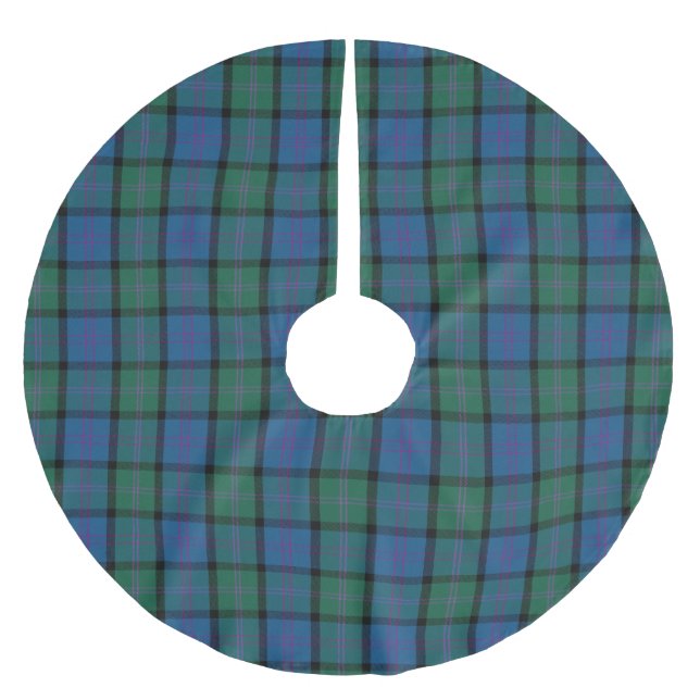 Clan MacThomas Tartan Plaid Tree Skirt (Front)