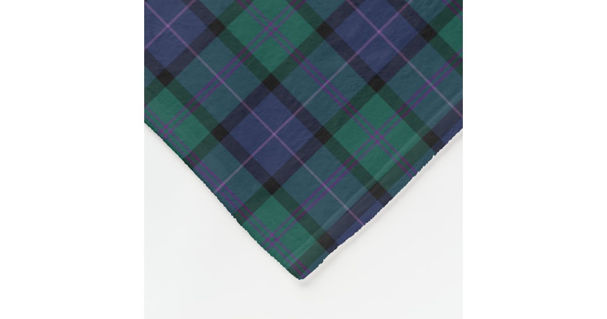 Clan MacThomas Tartan Scottish Plaid Fleece Blanket Zazzle