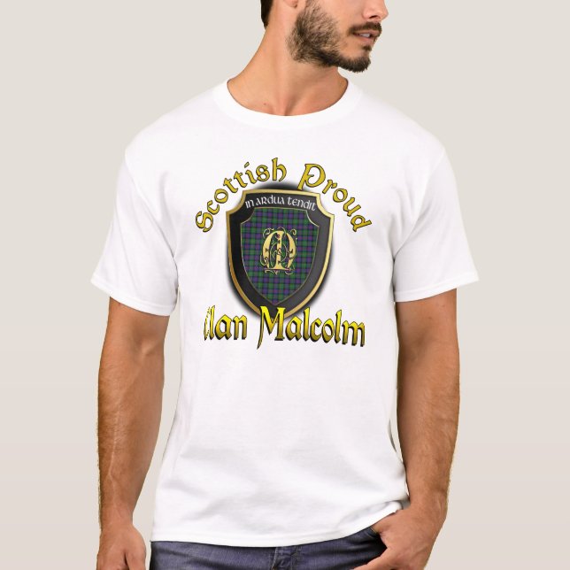 Clan Malcolm Scottish Proud Shirts (Front)