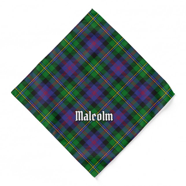 Clan Malcolm Tartan Bandana (Front)