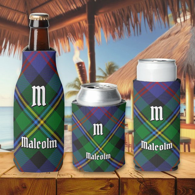 Clan Malcolm Tartan Bottle Cooler (Creator Uploaded)