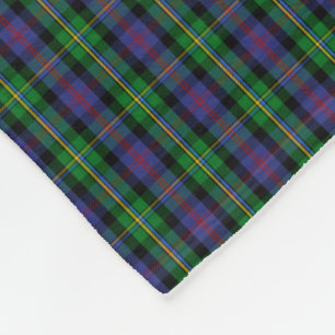 Clan Malcolm Tartan Fleece Blanket